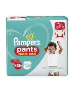 PAÑALES PAMPERS PANTS CONFORT SEC XXG X 32 U.