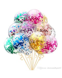 GLOBO DECORATIVO TRANSPARENTE CON CIRCULOS