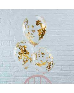GLOBO DECORATIVO TRANSPARENTE CON CORAZON