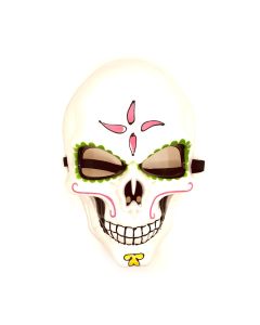MASCARA CALAVERA OJOS COLOR Y RAYAS