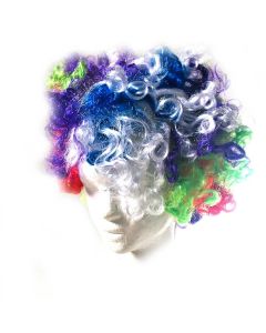 PELUCA AFRO MULTICOLOR GRANDE