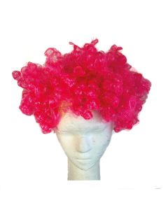 PELUCA AFRO ROSA