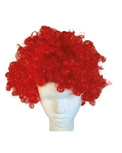 PELUCA AFRO ROJA