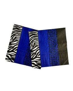 SERVILLETA GUARDA CEBRA AZUL 33x33 X 20 UNIDADES 