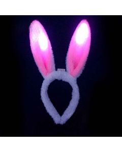 VINCHA CONEJA PELUCHE CON LUZ