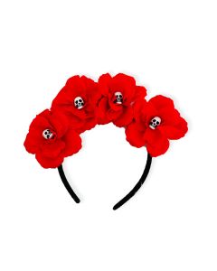 VINCHA 4 FLORES ROJAS