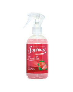 AROMATIZADOR TEXTIL SAPHIRUS FRAGANCIA FRUTILLA X 250 ML.