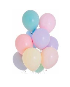 GLOBO PASTEL SURTIDOS x 25 U.