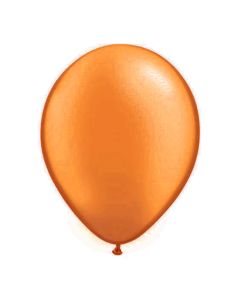 GLOBO PERLADO NARANJA X 25 U