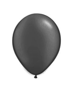 GLOBO PERLADO NEGRO X 25 U