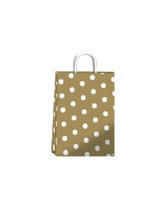 BOLSA WHILE DOTS 14 x 08 x 20 CM.