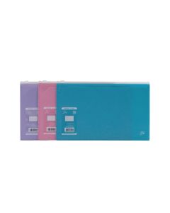 SOBRE BRIGHT PASTEL A5 CON CIERRE Y BOLSILLO